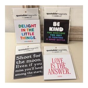 Quotable Magnets • Bundle (4)